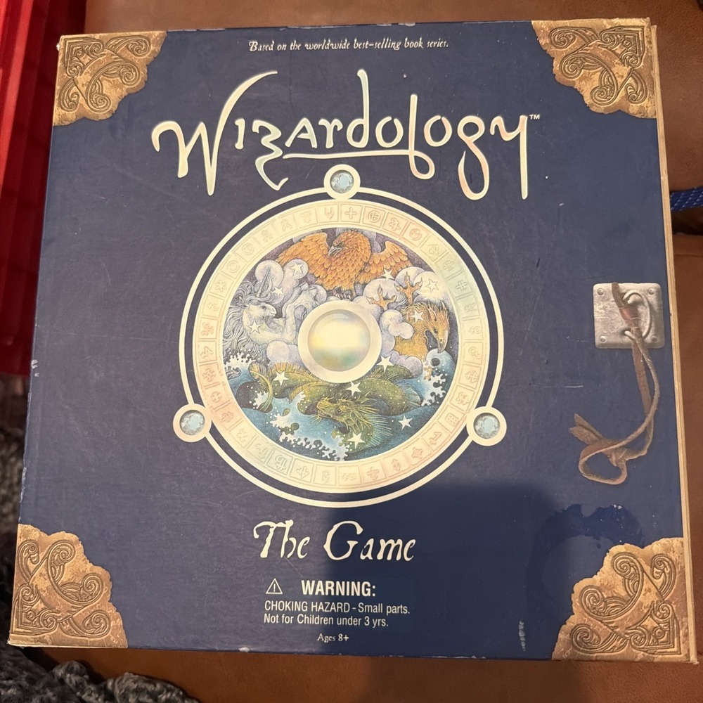 Sababa Wizardology The Game Board Game Fantasy Wizards Book Box Used 2007